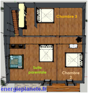 conception maison bioclimatique plan r1